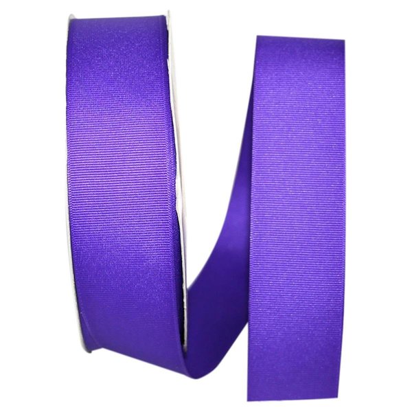 Reliant Ribbon 10.5 in. 50 Yards Grosgrain Style Ribbon, Purple Haze 4900-286-09K